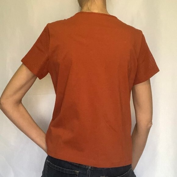 Alfred Dunner Petites Floral Embroidered Tee Shirt T-Shirt Mesh Beading Small P - Picture 2 of 11
